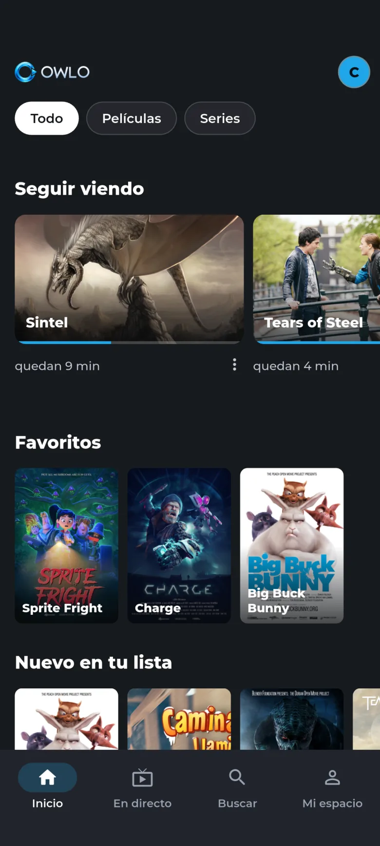 Owlo en el teléfono